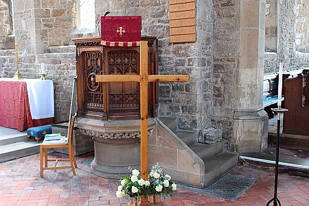 Barton St Mary - The Pulpit